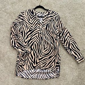 Zebra print Tunic